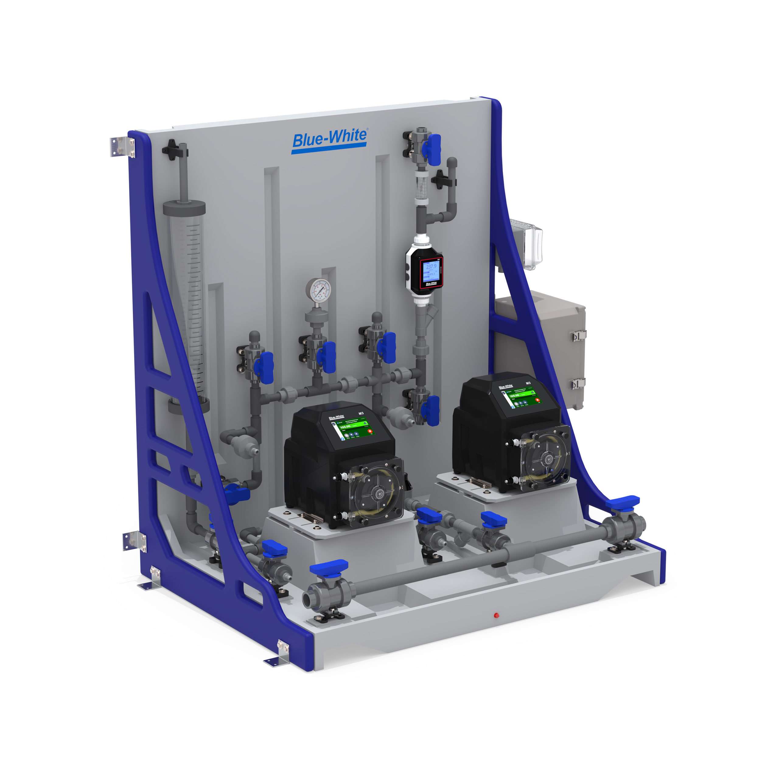 CHEM-FEED® Municipal Skid System Upgrades 9 CFPS-2-工程双滑系统市政使用